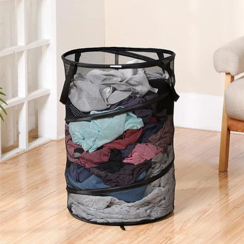 Vista 5 de Cabilock Cesta plegable para ropa sucia, cesta de ropa sucia, cesta de lavandería plegable, cesta plegable para ropa sucia, cesta plegable para ropa