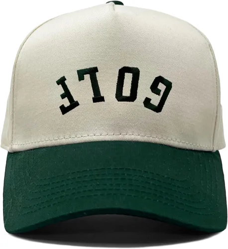 Vista 79 de Funky Junque Gorra de béisbol de 2 tonos para camionero adulto Misbehavin' - Leopardo/Beige