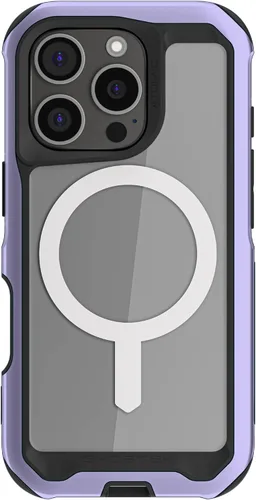 Vista 96 de Ghostek ATOMIC - Funda delgada para Galaxy S21 con parachoques de metal de aluminio y diseño trasero transparente, protección resistente que absorbe