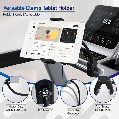 Vista 5 de ROCKFREE Soporte para tableta con abrazadera para cinta de correr
