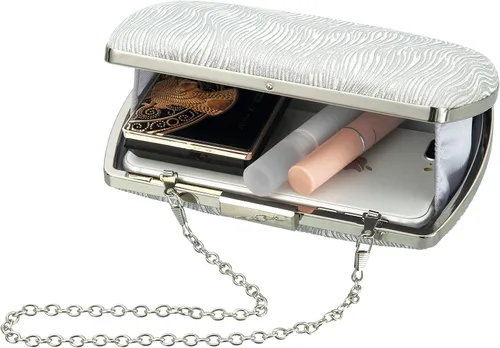 Vista 6 de Savatano Bolso de mano dorado para mujer bolso de mano dorado para mujer bolso cruzado de hombro bolso de boda fiesta novia baile de graduación Oro