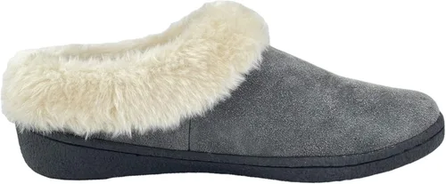 Vista 3 de Clarks JMH2047 - Pantuflas de piel sintética de felpa suave para mujer