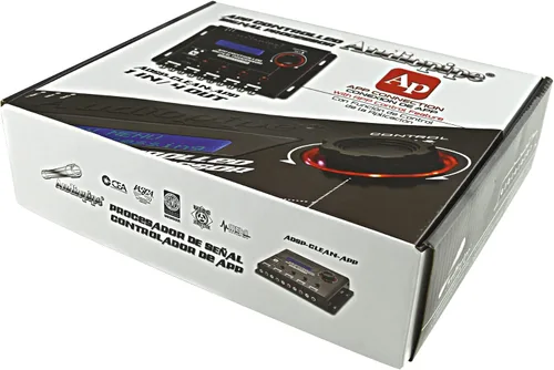 Vista 7 de Audiopipe - Procesador de señal digital ADSP-Clean-APP con control remoto de aplicaciones móviles