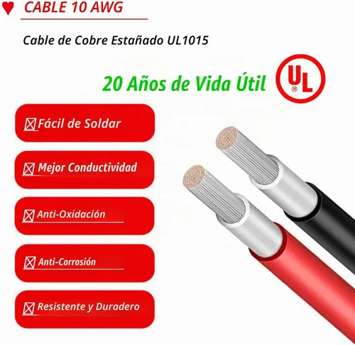 Vista 6 de Kits de paneles solares Cable de carga compatible con adaptador Anderson y conectores solares para centrales eléctricas portátiles, generadores