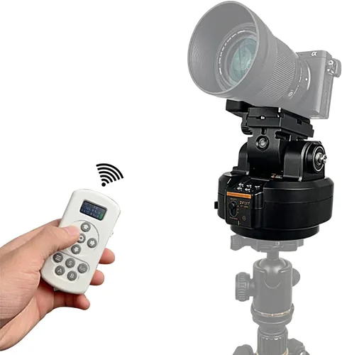 Vista 10 de YT-1000 Cabezal panorámico con control remoto, cabezal panorámico giratorio motorizado automático para teléfonos inteligentes/cámaras réflex
