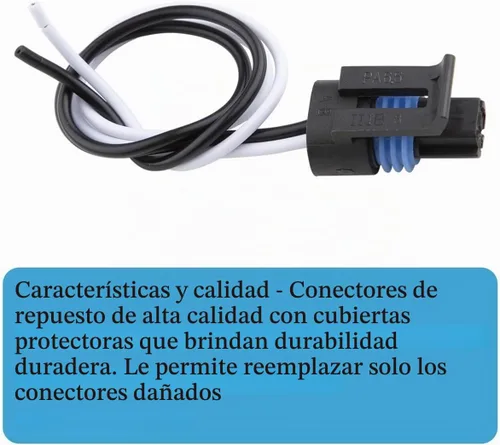 Vista 4 de 2 piezas PT2386 profesional multipropósito coleta compatible con refrigerante, conector del sensor de temperatura del refrigerante del motor, arnés