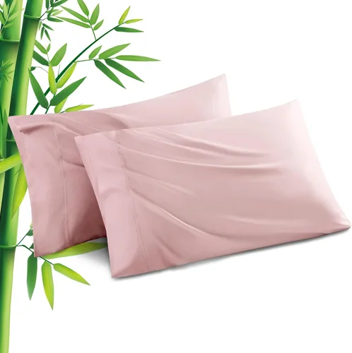 Vista 24 de Fundas de Almohada Tamaño Estándar Paquete de 2, Fundas de Almohada de Viscosa Refrescante con Cierre de Sobre, Fundas de Almohada Frescas