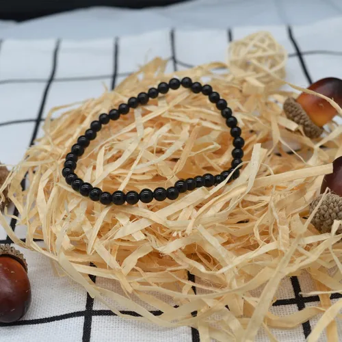 Vista 2 de KIKILA - Pulsera de piedras preciosas naturales con cuentas de 532 de pulgada, para parejas