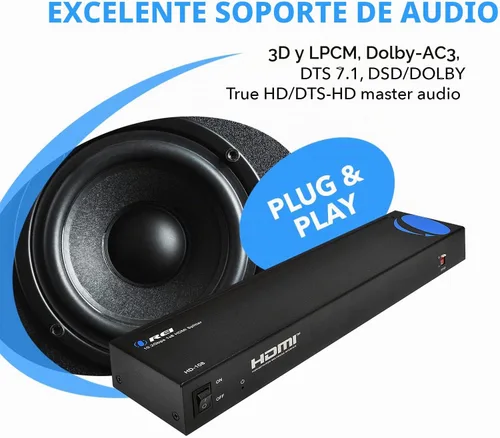 Vista 3 de Divisor de potencia con puertos HDMI para full HD V. 1.3