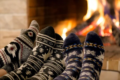 Vista 2 de Sof Sole Women's Fireside Double-Layer Cozy Ultra-Warm Soft Giftable Multi-Pack Crew Socks