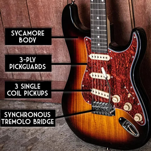 Vista 2 de Sawtooth Strat Style - Guitarra eléctrica