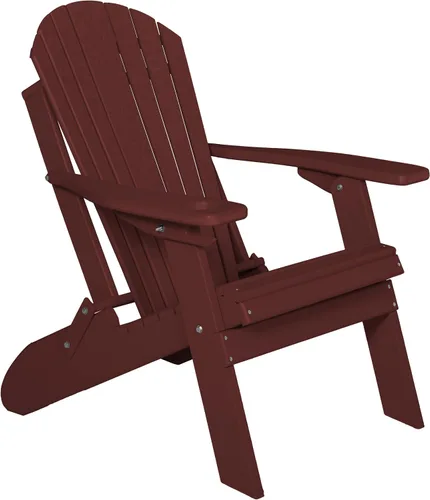 Vista 22 de Furniture Barn USA Silla Adirondack plegable de polietileno, azul Aruba Azul (Aruba Blue)