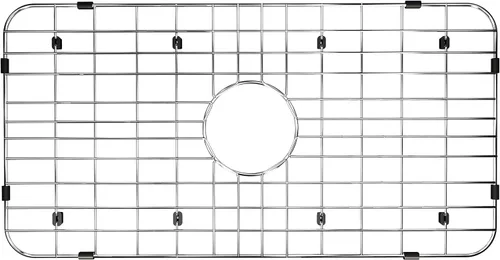 Vista 11 de Rejilla de fregadero grande, protector de fregadero para fregadero de cocina, 18-1/8 pulgadas de largo x 13-3/8 pulgadas de ancho, rejilla