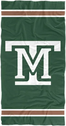 Vista 119 de LOGOVISION Manta Abilene Christian University, 30 x 60 pulgadas, logotipo primario CottonFront/PolyBackBeachTowel