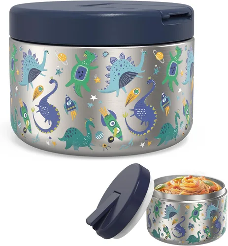 Vista 27 de LOHASOK Termo de sopa infantil de 12 onzas para comida caliente, tarro de comida aislado al vacío con tapa de hebilla, de acero inoxidable, boca