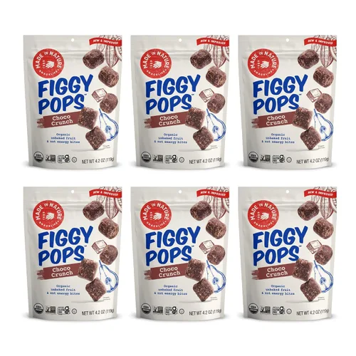 Vista 9 de Made In Nature Mantequilla orgánica de nueces de plátano Figgy Pops, 4.2 onzas (paquete de 6)