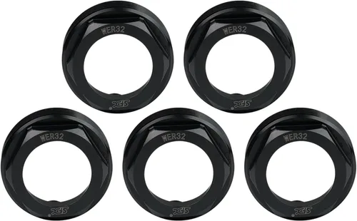 Vista 13 de ZAC 5 Uds ER8M Tuerca de mandril M10 Rosca Pinza de sujeción Tuercas de equilibrio Tuerca de metal para CNC Fresado Chuck Holder Torno