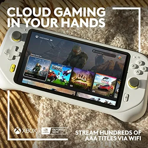 Vista 2 de Logitech G Cloud Gaming Handheld + Official Carrying Case Bundle