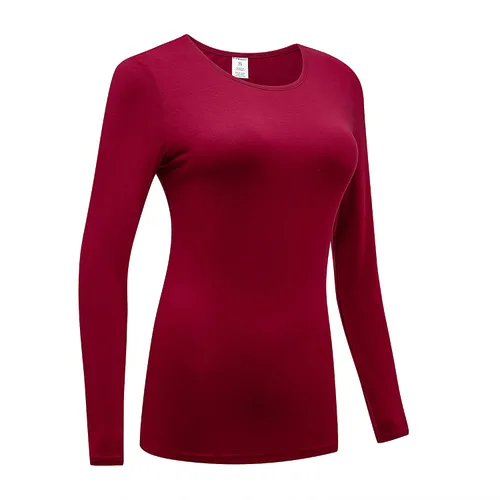 Vista 3 de Formeet17 Paquete de 2 camisetas de manga larga para mujer