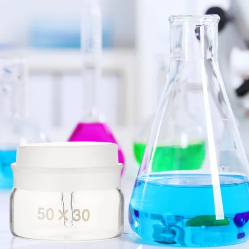 Vista 4 de iplusmile Botella de pesaje de laboratorio con tapa, paquete de 2 frascos de pesaje de vidrio de 1.57 x 1.96 pulgadas, botellas de pesaje científico