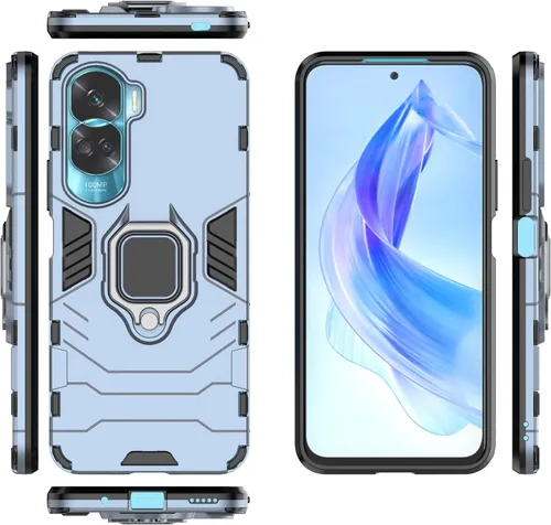 Vista 19 de Funda compatible con Realme 11 5G, carcasa de soporte compatible con Realme 11 5G RMX3751, funda negra