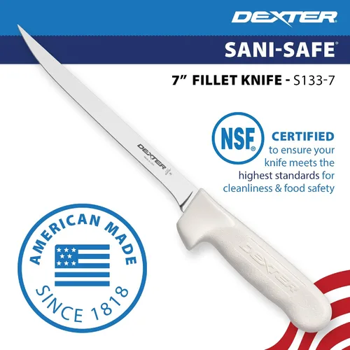 Vista 2 de dexter-russell (S133 – 7pcp) – 7" cuchillo de filete – sani-safe Series