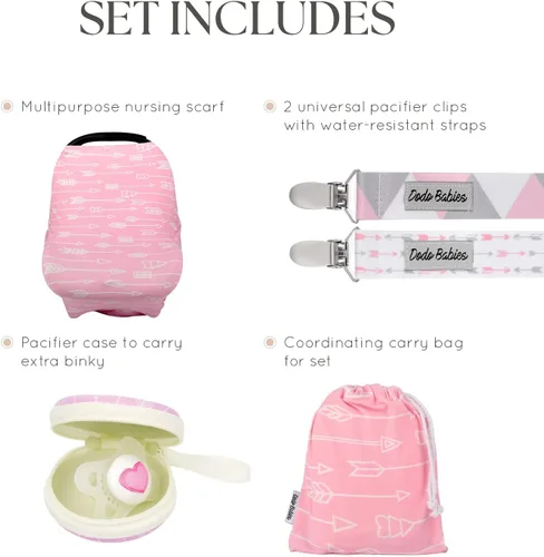 Vista 8 de Dodo Babies Funda de lactancia para lactancia materna – Funda de asiento de automóvil, bufanda de lactancia – Ultra suave y transpirable – Diseño
