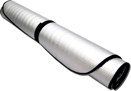 Vista 7 de RSS-270 - Parasol enrollable para parabrisas de automóvil, color plateado, juego de 1 pieza compatible con Nissan Leaf ZE0 2010-2017