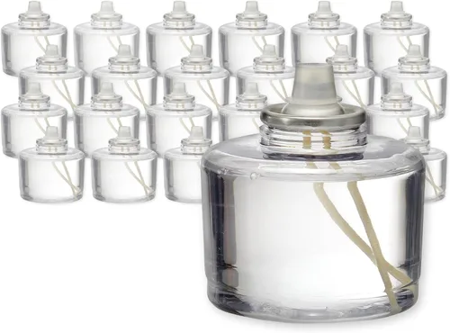 Vista 16 de Hollowick Velas líquidas desechables, 8 horas, para uso en portalámparas votivas de vidrio, luces de mesa de boda de restaurante, cierres