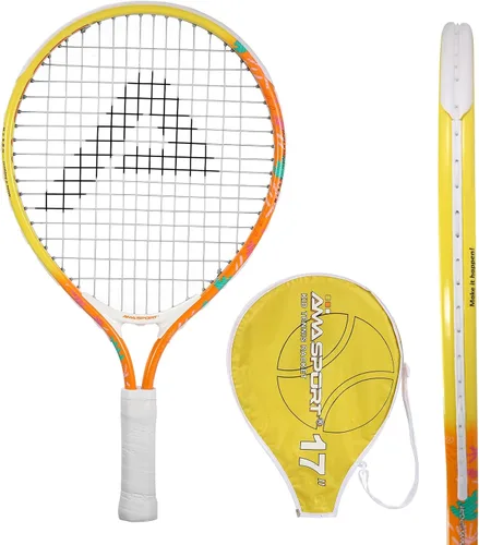 Vista 24 de AMA SPORT Raqueta de tenis para niños pequeños, kit de iniciación de raqueta de tenis de 17 a 25 pulgadas para niñas y niños con bolsa de nailon
