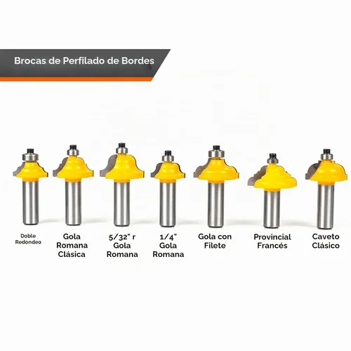 Vista 2 de Juego de brocas de router de 1/2 pulgada de vástago - BAIDETS Kit profesional de 70 piezas de brocas de carburo de 1/2 pulgada para carpintería
