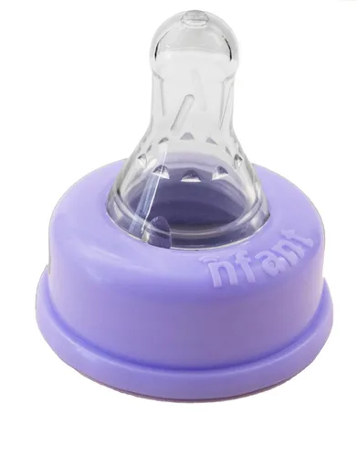 Vista 10 de nfant 2 pezones de biberón de flujo estándar (0.6 fl oz/min) – Se adapta a biberones de guardería de hospital listos para alimentar y biberones