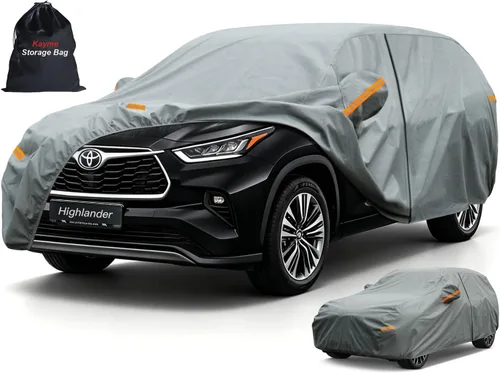 Vista 32 de Kayme Funda de Coche de Servicio Pesado Impermeable para Todo Tipo de Clima, Ajuste Personalizado para Tesla Model S, Cubierta Exterior Completa