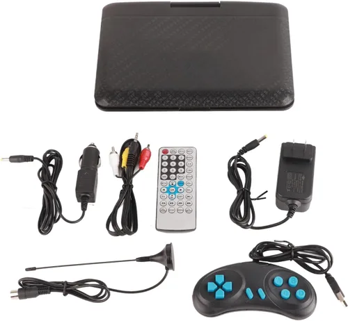 Vista 6 de Reproductor de DVD portátil de 6.8 pulgadas, reproductor de TV para automóvil, reproductor de DVD portátil HD para niños, multifuncional, cómodo