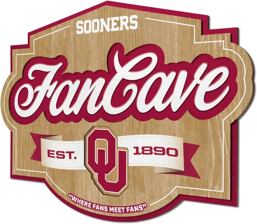 Vista 33 de YouTheFan - Letrero de cueva para fanáticos de la NCAA