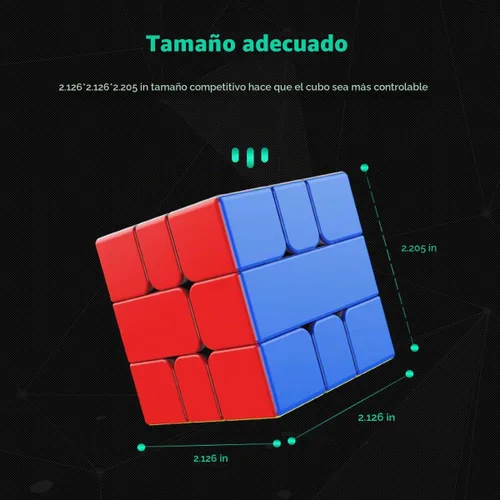 Vista 4 de YJ MGC Square 1 Cubo magnético de velocidad SQ-1 Cubo