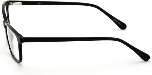 Vista 3 de V.W.E. Lentes rectangulares de acetato sin receta con marco transparente