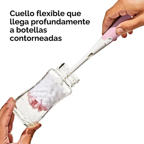 Vista 6 de OXO Tot Cepillo para botellas con soporte - Blossom