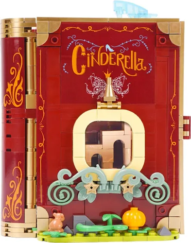 Vista 8 de Juego de bloques de construcción de libro de cuento de hadas, juguetes de construcción, juguetes educativos, regalo para cumpleaños, Navidad, Año