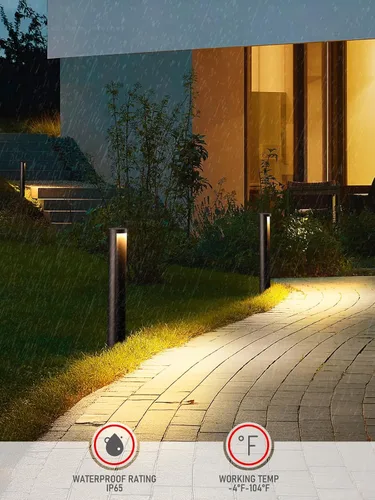 Vista 6 de LEONLITE 5CCT - Luces de paisaje de bajo voltaje, luces LED antirreflejos de 5 W, carcasa de aluminio fundido a presión, impermeable IP65