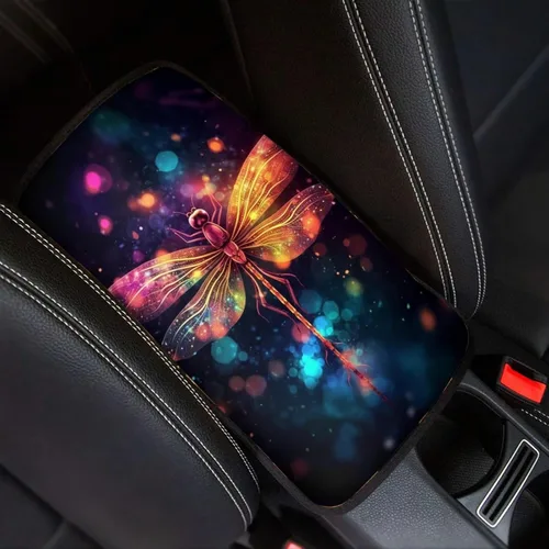 Vista 17 de Funda para reposabrazos de automóvil, ajuste universal para la mayoría de automóviles, SUV, camiones, sedán, patrón fresco, plegable, cómoda, Oso