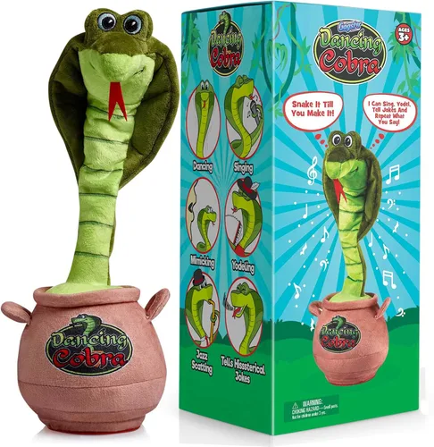 Vista 10 de Gagster Gusano de goma bailarín, juguete interactivo para hablar y cantar, ilumina y repite lo que dices, divertido juguete animatrónico para niños