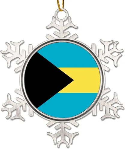 Vista 16 de Adornos colgantes para árbol de Navidad de Argentina, bandera de Argentina, copo de nieve de metal, colgante para árbol de Navidad, recuerdo