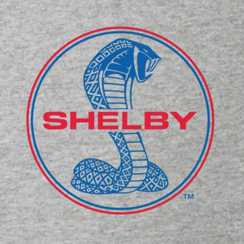 Vista 2 de Wild Bobby Shelby Cobra USA Logo Emblema Powered by Ford Cars and Trucks Sudadera con capucha y cremallera delantera y trasera