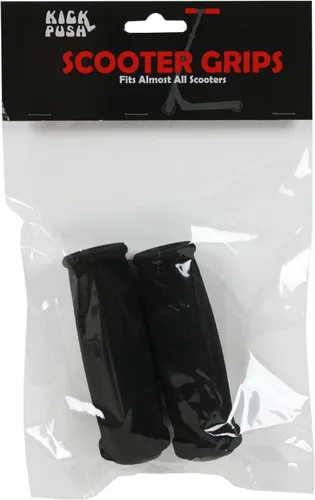 Vista 2 de Kick Push Nuevos mangos de repuesto para Razor Scooter - Agarre de espuma para manillar (negro)