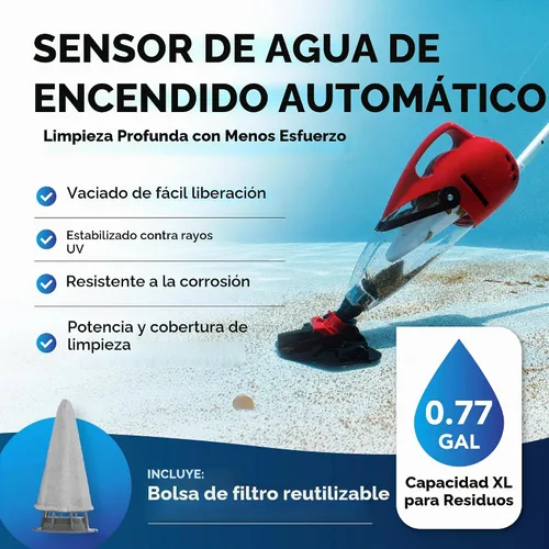 Vista 3 de POOL BLASTER Aspiradora inalámbrica Pulse XL 350 para piscinas enterradas