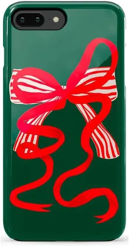 Vista 36 de Casely Funda para iPhone 6/7/8 Plus Todo envuelto Lazos vintage Diseño protector delgado esencial de doble capa