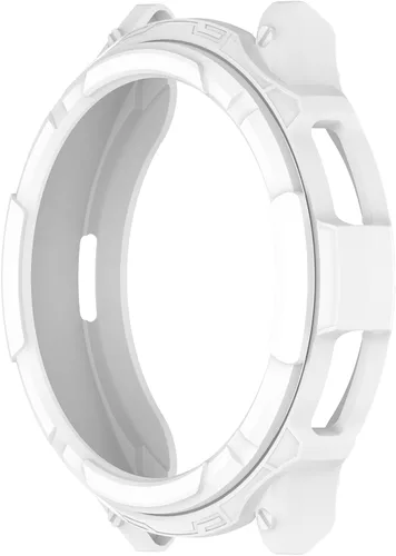 Vista 3 de Accesorios para Samsung Galaxy Watch 6 Classic 1.693 in 1.850 in resistente TPU Armor Case Cover Case Cover + bisel Ring Dial Protector Funda Marco