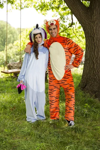 Vista 5 de Disfraz Deluxe de Tigger de Winnie the Pooh para Adultos Multicolor