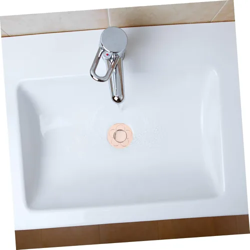 Vista 8 de Uonlytech Tapón universal para lavabo de drenaje de presión de drenaje de oro rosa para baño, lavabo